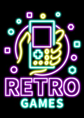 gaming retro neon