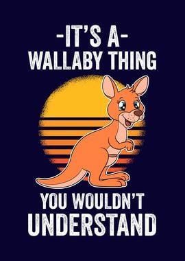 Funny Wallaby