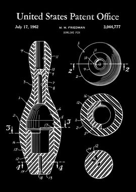 1962 Bowling Pin Patent