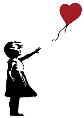 Girl with Red Balloons