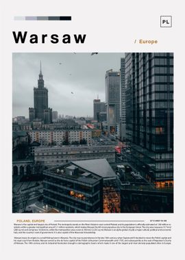 landscape poster warsaw