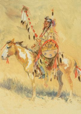 Indian Chief On The Horse