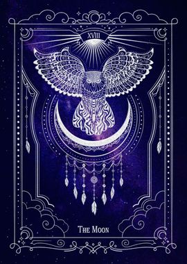 Tarot Card THE MOON