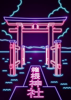 Neon Torii of Peace