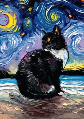 Cat Style Van Gogh