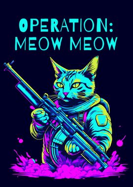 CAT SOLDIER FUNNY