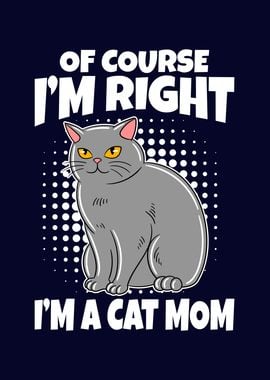 Funny Cat Mom