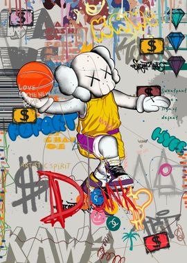 Jump dunk kaws