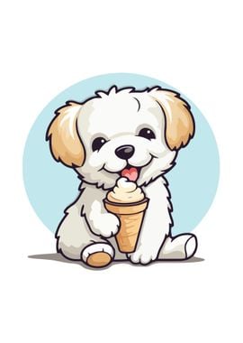 Baby Dog Illustration