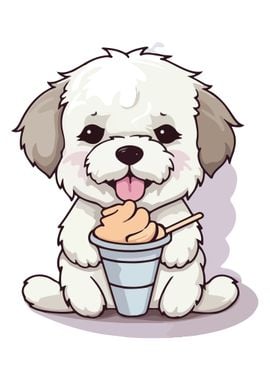 Baby Dog Illustration