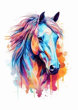 Rainbow Horse