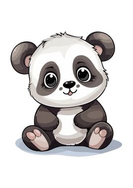 Baby Panda Illustration