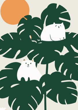 Cats on Leafs