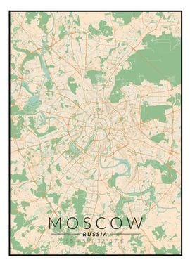 Moscow Map