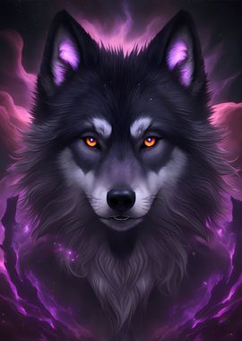 Wolf portrait