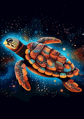 Dot Art Turtle