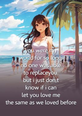 Anime Girl Quote