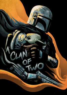 Clan of Two Poster Print  metal posters - Displate