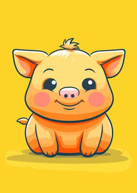 cute pig animal 