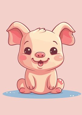 cute pig animal 