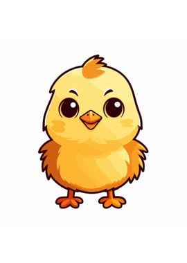 Baby Chicken Illustration