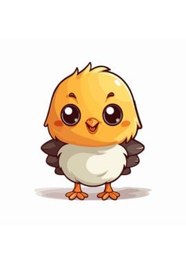 Baby Chicken Illustration