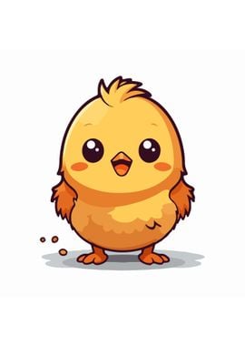 Baby Chicken Illustration