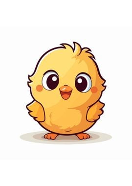 Baby Chicken Illustration