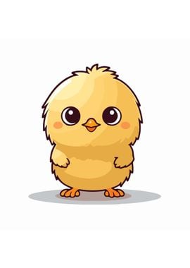 Baby Chicken Illustration