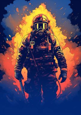 Firefighter Flame