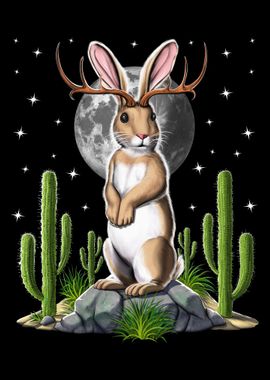 Jackalope Cryptid Rabbit