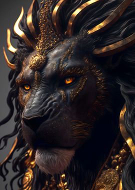 black and gold king