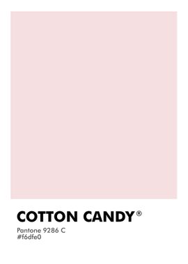 PANTONE COTTON CANDY