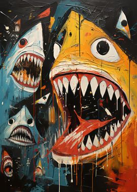 Neo Expressionism Shark