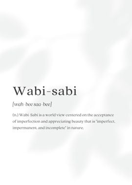 WABI SABI DEFINITION