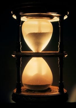 Hourglass antique vertical