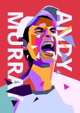 Andy Murray Pop Art