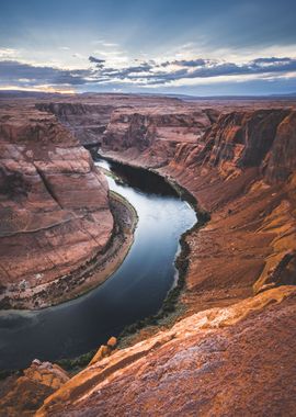 Horseshoe Bend at Sunset