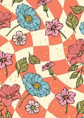 Terracotta Vintage Floral