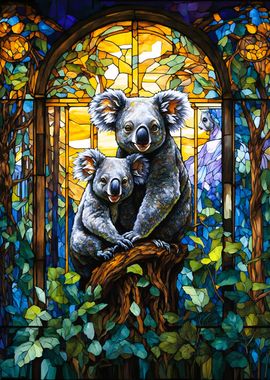 Koalas Mother love child