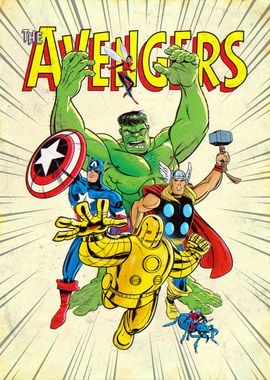 Captain America and The Hulk Join The Avengers 60th Anniversary