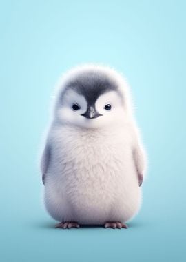 Baby Penguin Portrait