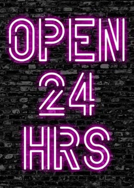 OPEN 24 HRS BAR TAVERN