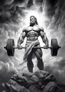 Greek God Gym Bro