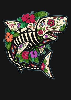 Shark Sugar Skull