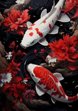 Koi Fish ying yang