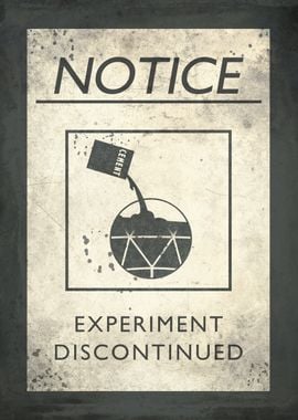 Experiment Discontinued