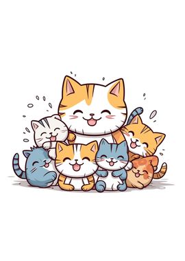 Cats Kawaii Animals