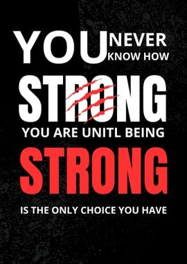 be strong