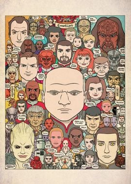 Comic Star Trek Characters